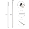 Amazon 304 stainless steel straws 40oz large-capacity car ice cup milk tea drink straws extended by 300mm details Picture
